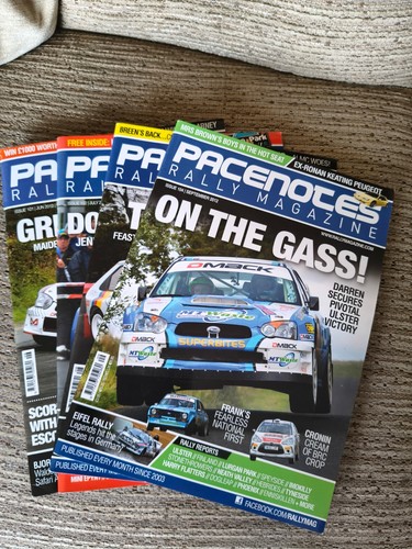Pacenotes rally magazines - rally,