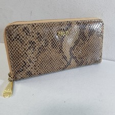 BIBA Leather Snakeskin Purse