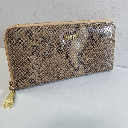 Biba leather snakeskin purse - leather,