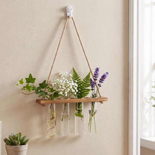 Hanging glass vase test tube - test,