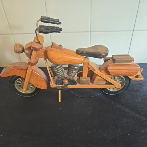 Wooden indian chief motorcycle - wooden,
