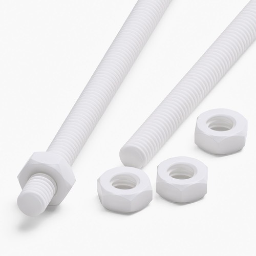 White ptfe 500 mm - ptfe, m4