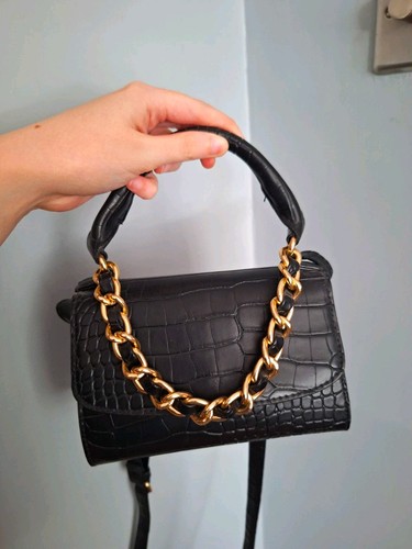 Primark black faux leather - primark,