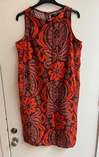 Next Dark Orange/Rust Floral