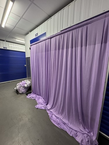 Lavender backdrop curtains - backdrop,