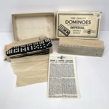 Vintage Double Nines Imperial Domino Set In Original Box St George’s Series