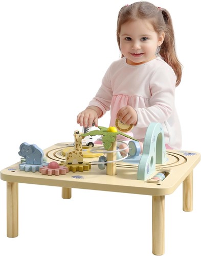 Wooden toddler activity - toddler, table
