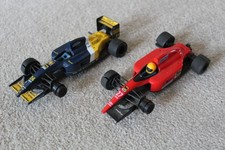 SCALEXTRIC FERRARI 643 + MINARDI C184 F1 CARS WORKING MOTORS