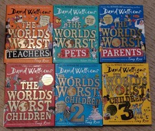 david walliams books bundle x6