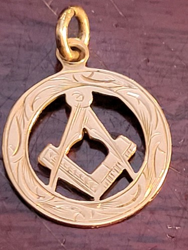 Solid 9ct rose gold - solid, antique
