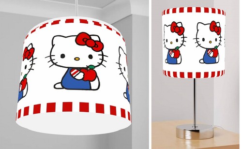 Hello kitty red stripes - kitty,