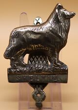 Vintage Brass Sheltie Door Knocker - Shetland Sheepdog Miniature Collie