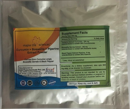 Curcumin boswellia - &, +