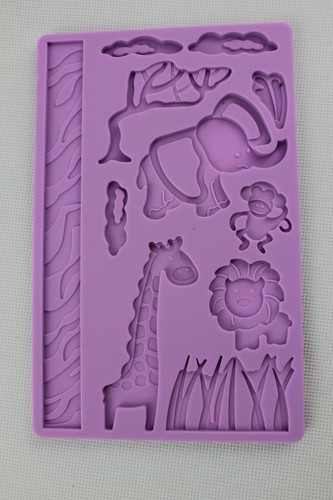 Silicone zoo mould animals - silicone,