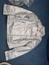 Lipsy Silver Jacket Size 12