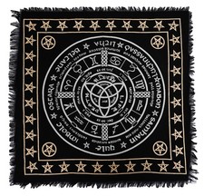 Triquetra pentacle altar cloth - triquetra,