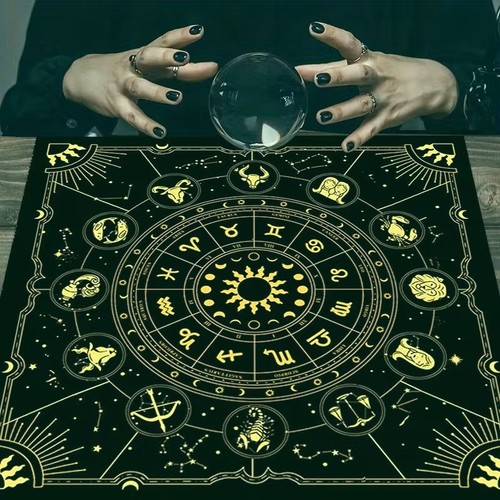 Black gold zodiac astrology - black, &