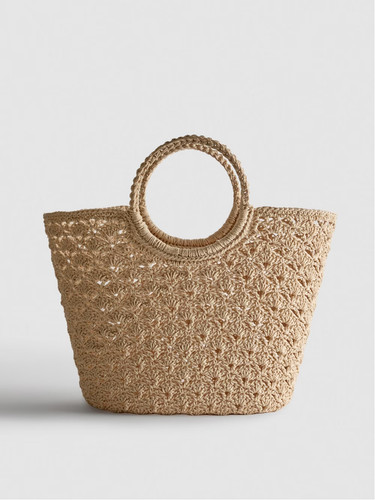 Primark beige crochet beach - primark,