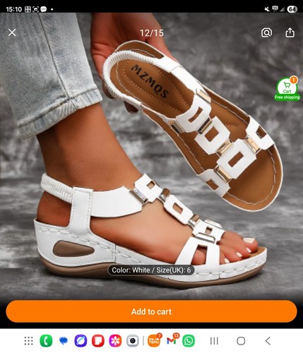 Women open toe wedge - women’s,