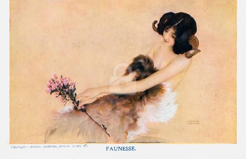Raphael kirchner faunesse - kirchner,,