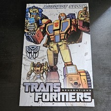 IDW TRANSFORMERS GENERATIONS SCOOP COMIC RARE