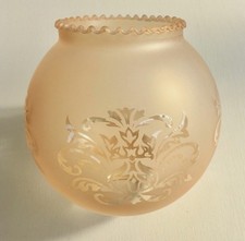 2nd BOLA frosted AMBER Clip on replacement glass lamp shade ceiling wall light