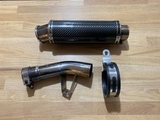 Suzuki GSF 1250 Bandit (2007-2015) Round Big Bore Stubby Carbon Fibre Exhaust (1