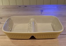 Ceramic Serving Dish With 2 Sections