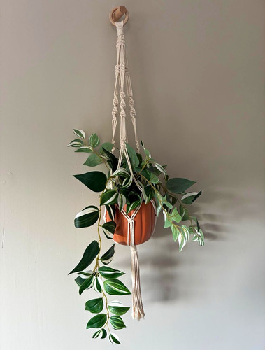Macramé plant hanger - hanger, –