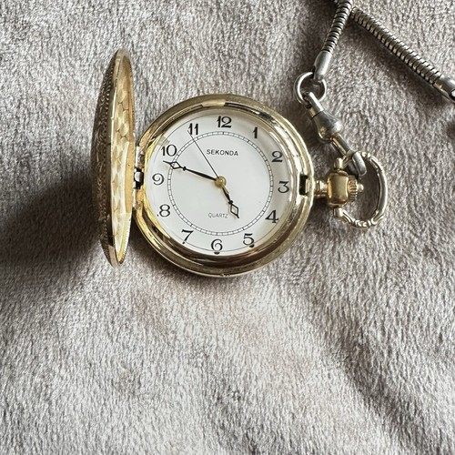 Vintage pocket watch sekonda - vintage,