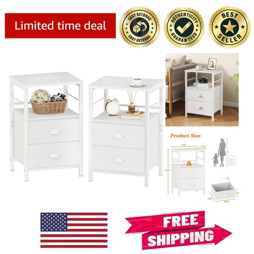 Stylish white bedside - stylish,