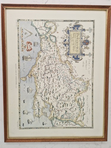 Saxton antique map of - saxton's,