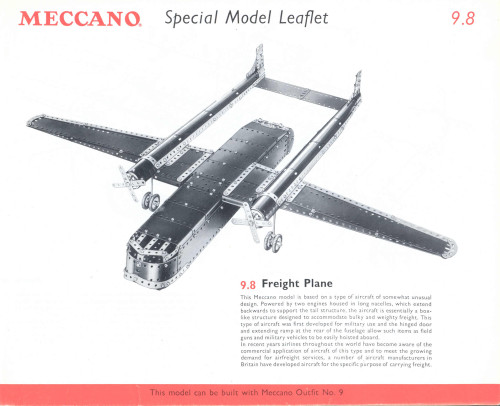 Meccano model plan 9 8 - meccano,