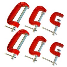 6Pce Mini G-Clamp Set Strong