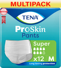 48 x TENA Pants Super Medium - Case pack 4 Packs of 12 Incontinence Pants