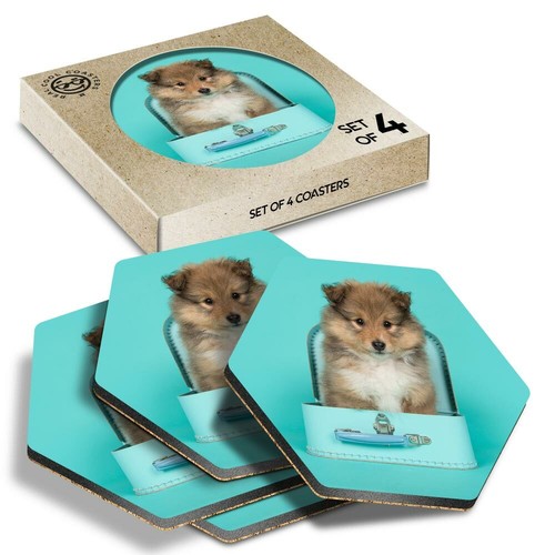 Hexagon coasters - coasters,
