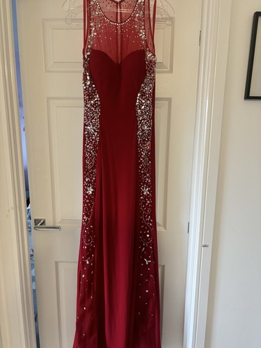 Red ball gown prom dress - , gino