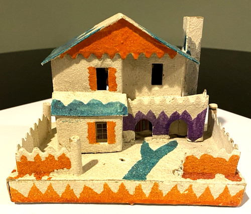 Vintage putz christmas village - putz,