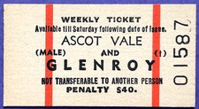 VR Ticket - ASCOT VALE &