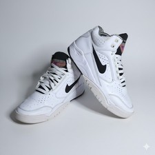Nike Air Flight Lite Mid - White/Black/Purple - Size UK 7.5