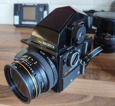 Bronica SQ-B Complete Film Camera inc 80mm F2.8 Lens, Prism, 120 RFH STK: 42128