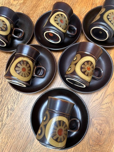 Vintage denby arabesque coffee - arabesque,