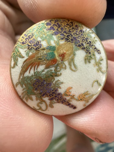 Japanese satsuma hand painted - hand,