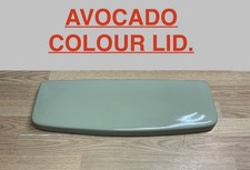 Toilet cistern lid avocado - toilet,