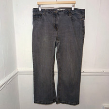 TU Womens Jeans Grey Size UK