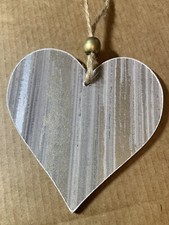 Gold Grey driftwood stripe