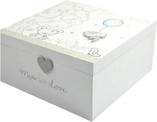 Hugs & Kisses - Wooden Memories Keepsake Box
