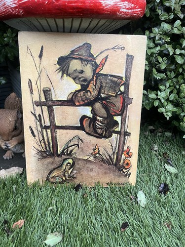 Vintage german hummel wooden - german,