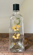 Vintage hand decorated Glass Perfume Bottle 