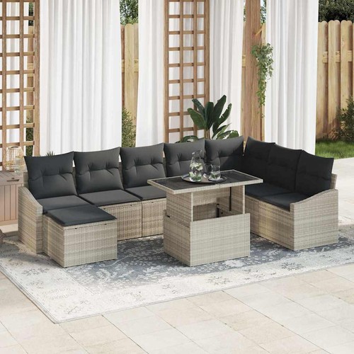 Seater corner rattan garden - seater,